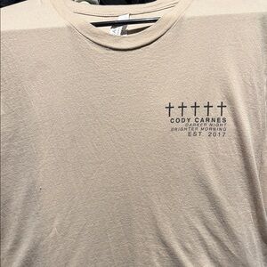 Cody Carnes Tan Graphic Tee